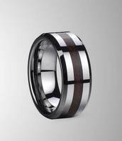 Brushed+Polished Tungsten Carbide Wedding Ring by TungstenRepublic on DeviantArt