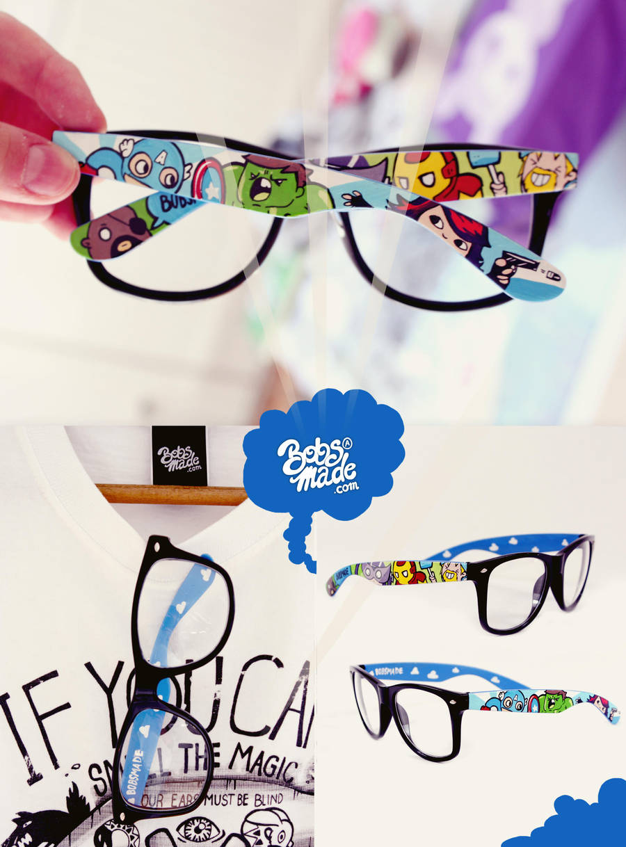 Avengers Glasses by Bobsmade