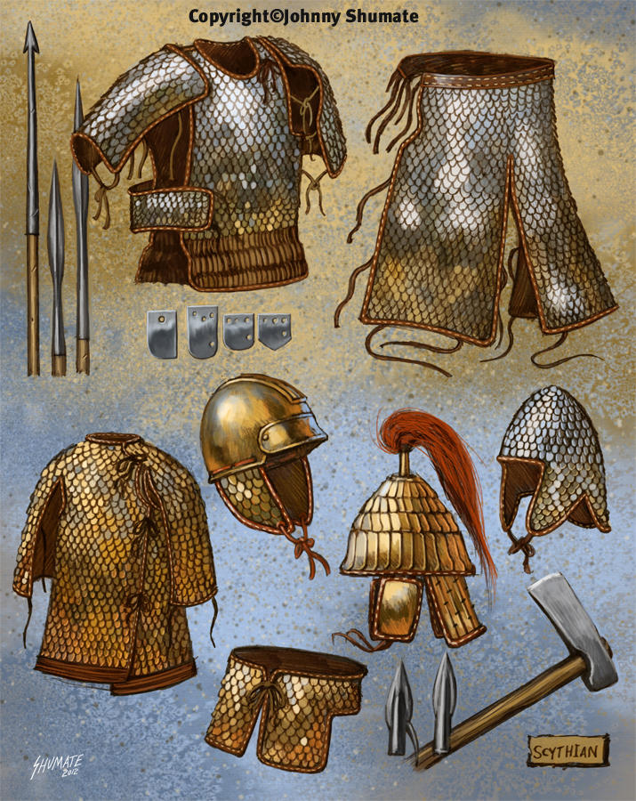 Splint,Scale,Lamellar,and laminar armor favourites by wraithsith on