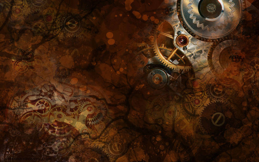 Steampunk Wallpaper by SpaceTurtleStudios