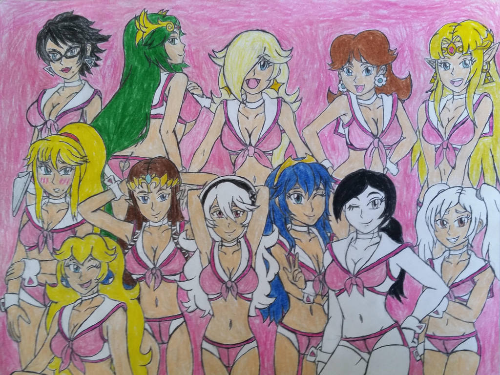 Nintendo BooBies: Smash Girls Ultimate. by dcb2art Nintendo BooBies: Smash Girls Ultimate. by dcb2art