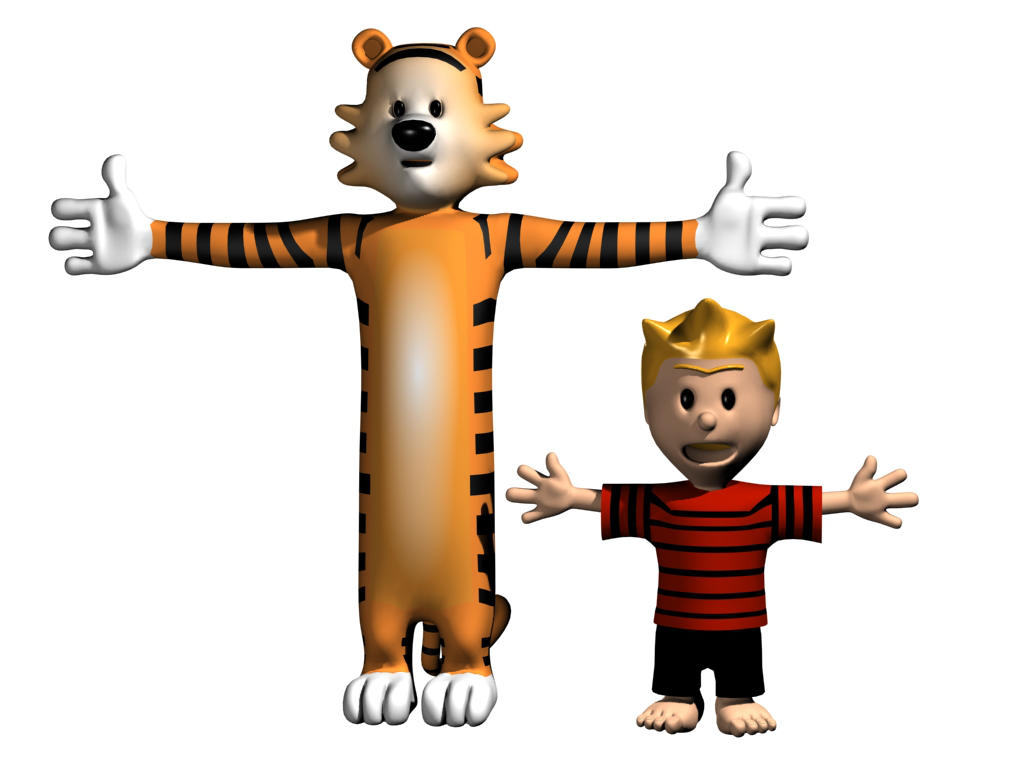 Calvin and Hobbes by wender