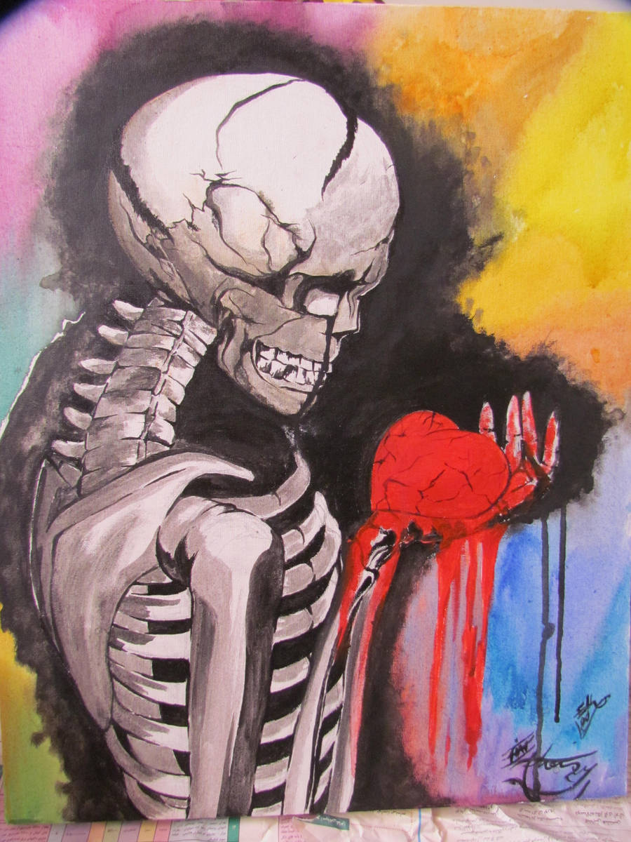 My bleeding heart by RUN-StreetArt on DeviantArt