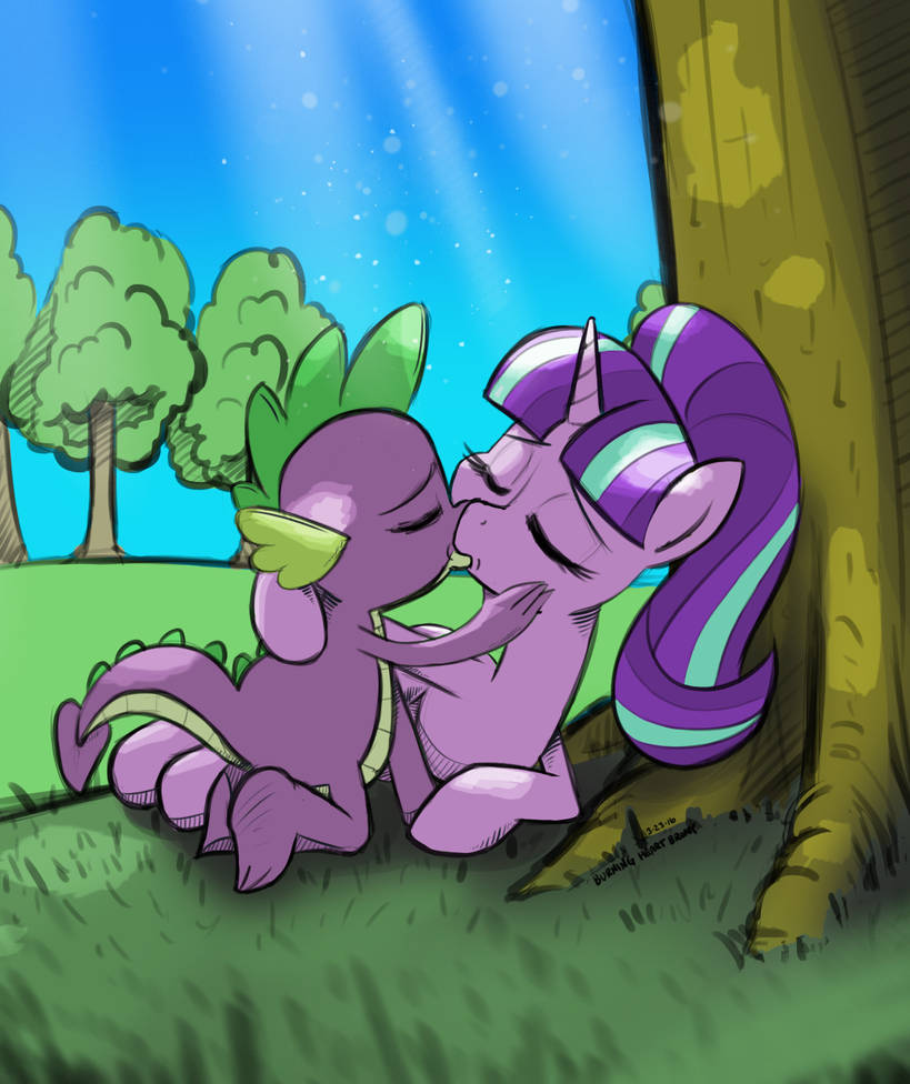 spike_n_starlight_sitting_in_a_tree_by_t