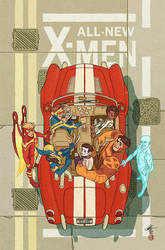 All New X-Men Variant Cover by AfuChan