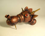 Steampunk Robot Dragon Head by buildersstudio