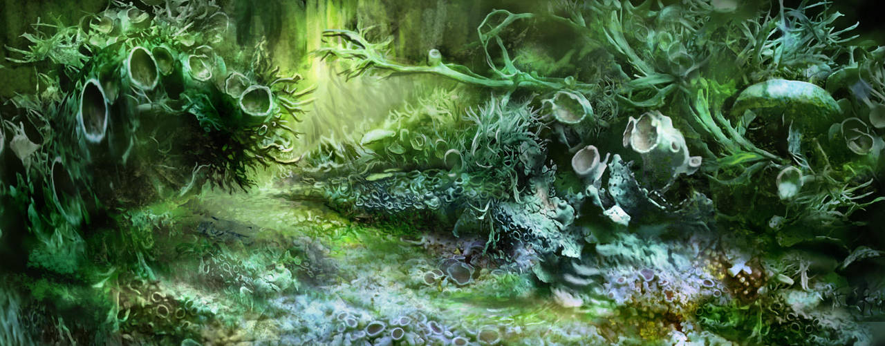 Mutant Lichen Forest by Eliminate