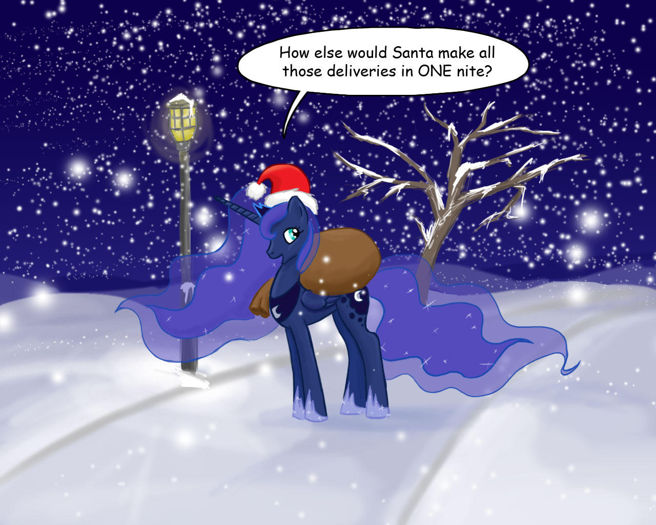 equestrian santa by Shieltar