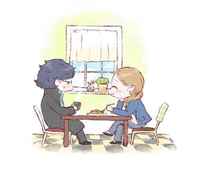 (bbc sherlock)Sherlock+Molly by twosugars16
