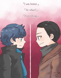 [CROSS OVER]I am better. by twosugars16