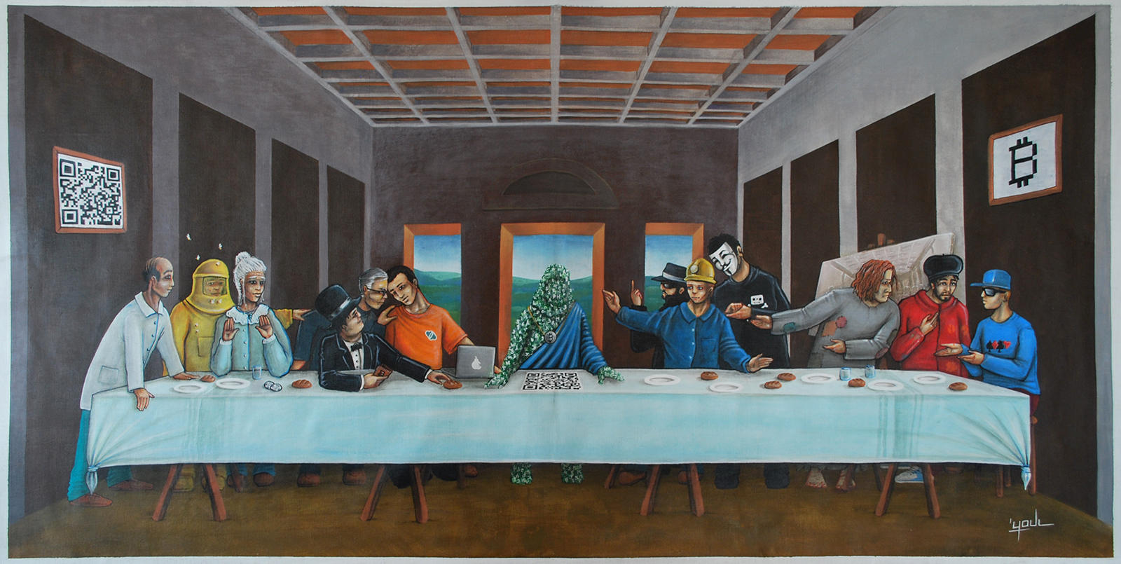 Last Supper - Bitcoin Project by YoulDesign