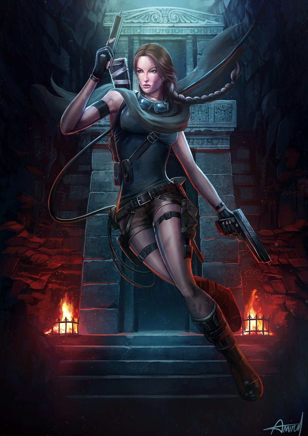 20TH ANNIVERSARY OF TOMB RAIDER by amirulhafiz