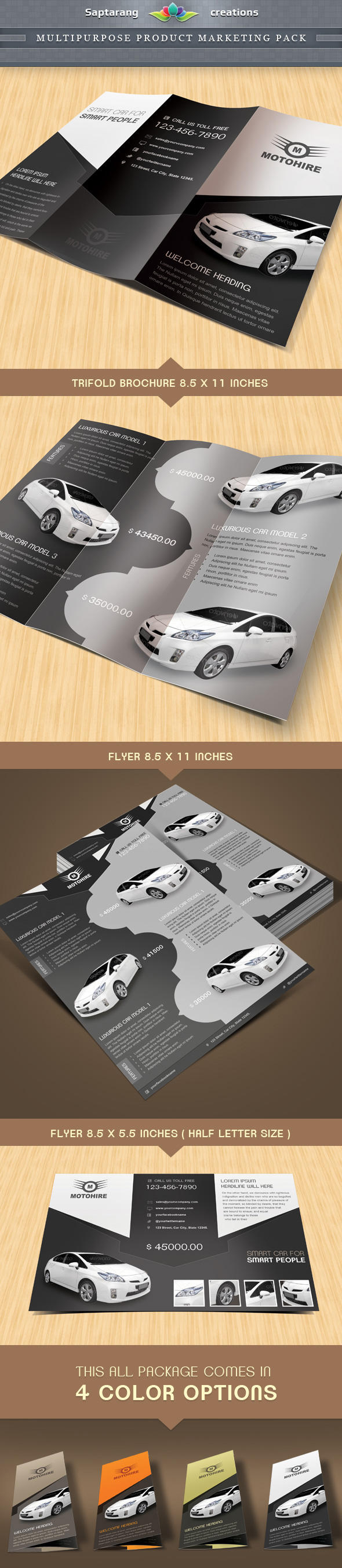Multipurpose Product Marketing Package by Saptarang