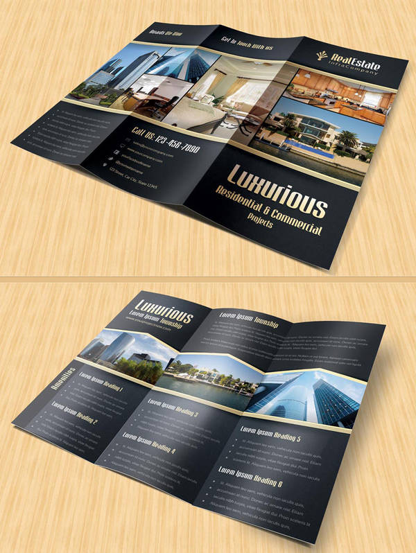 Real Estate Trifold Brochure by Saptarang