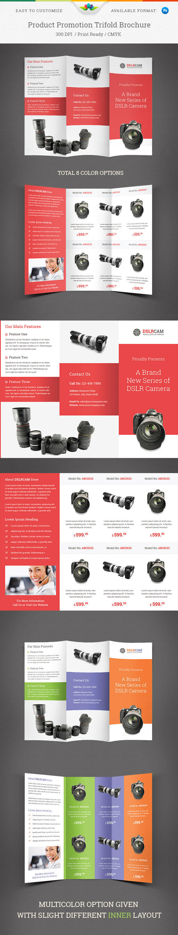 Product Promotion Trifold Brochure by Saptarang