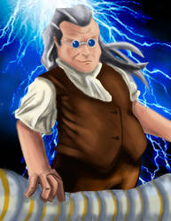 Ben Franklin by OtakuWolfCub