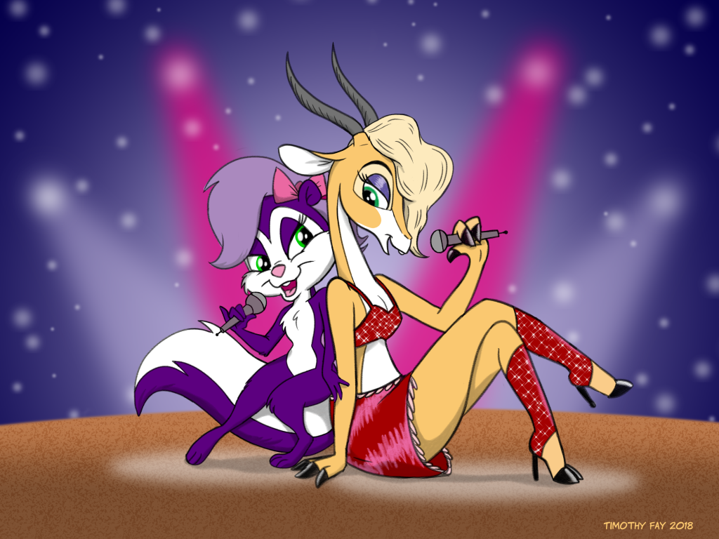 Fifi and Gazelle by Tim-Kangaroo