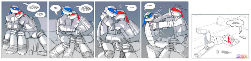 TMNT First Times - Tcest warning by P-JoArt