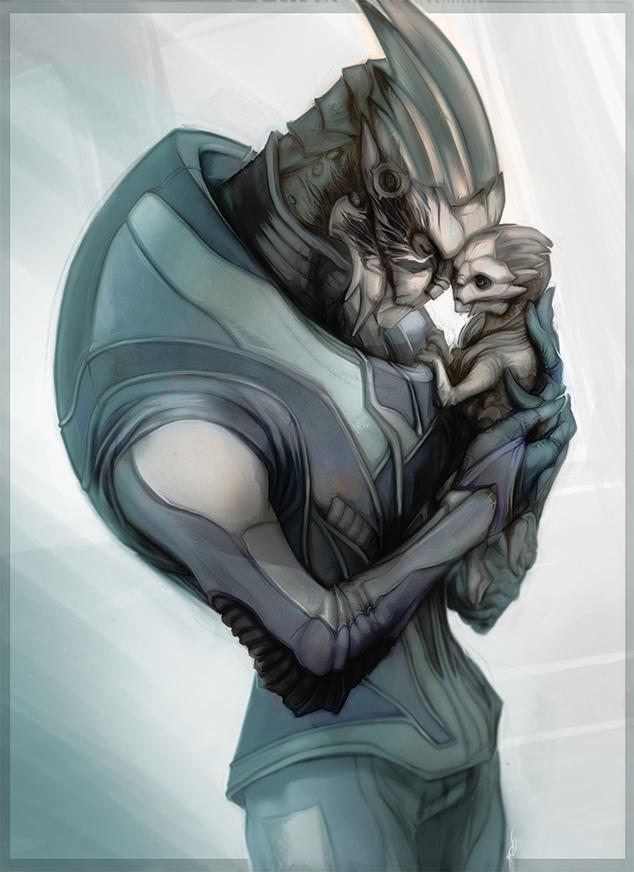 Garrus Vakarian Father by rinpoo-chuang