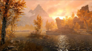 Skyrim Sunset by Aenea-Jones