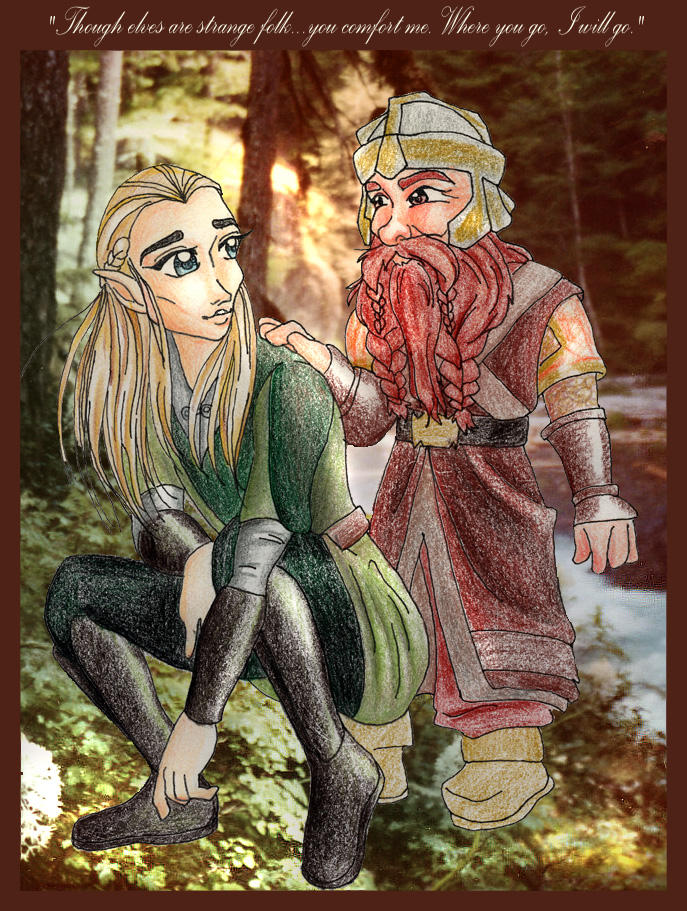 Art Trade Legolas and Gimli by pynku on DeviantArt