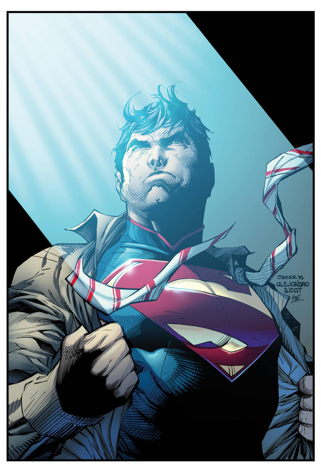 jim lee superman wondercon boysicat XG by knytcrawlr