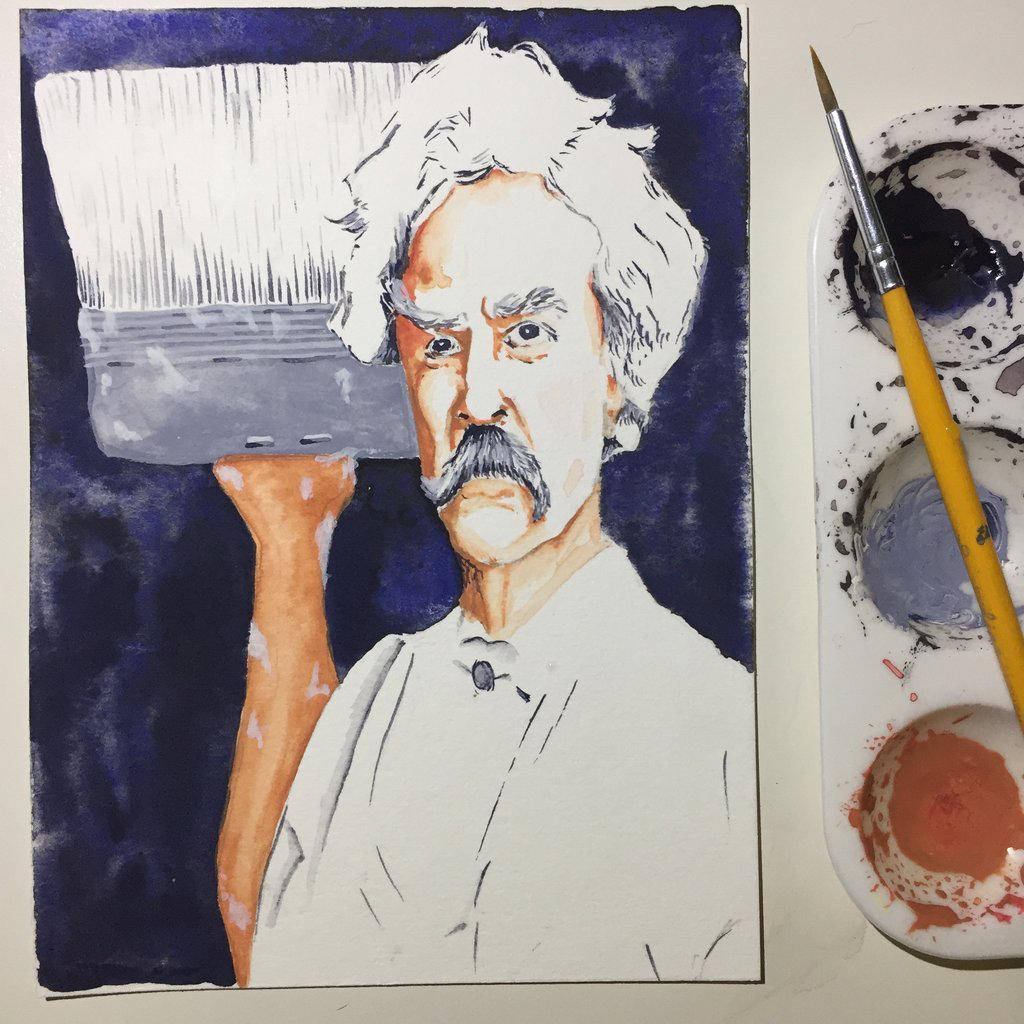 NaNoWriMo: Mark Twain: Tom Sawyer by vertseven