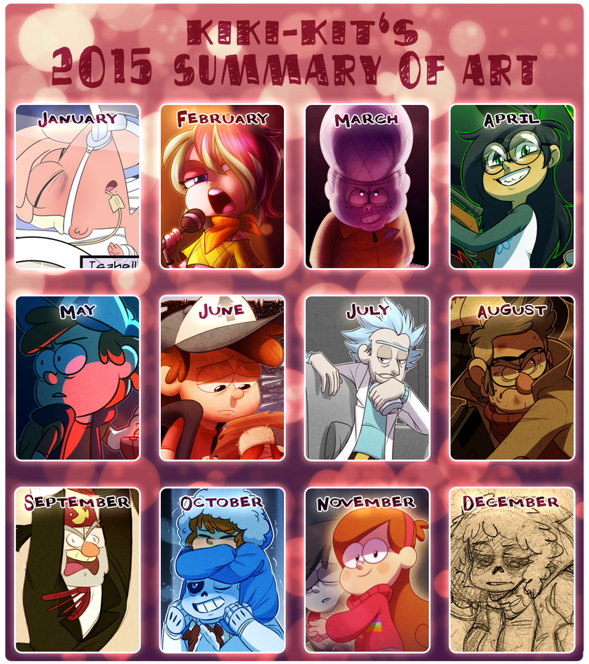 2015 Summary of Art by kiki-kit