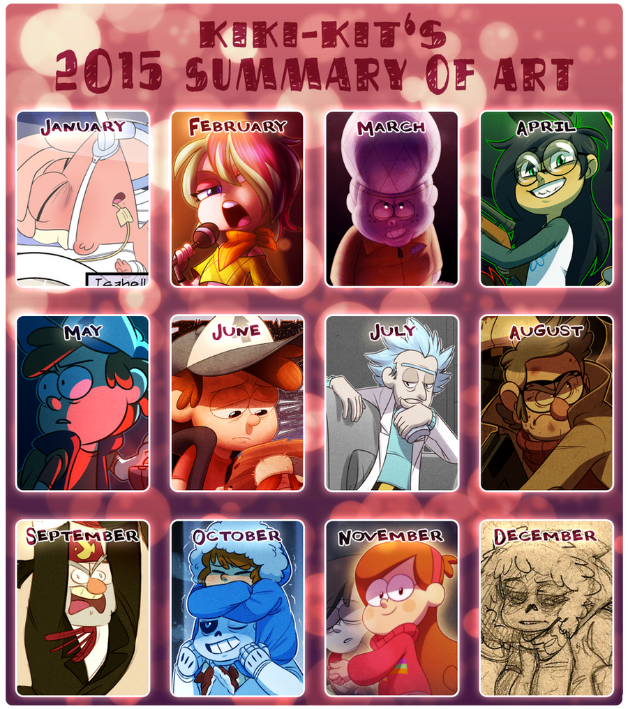 2015 Summary of Art by kiki-kit