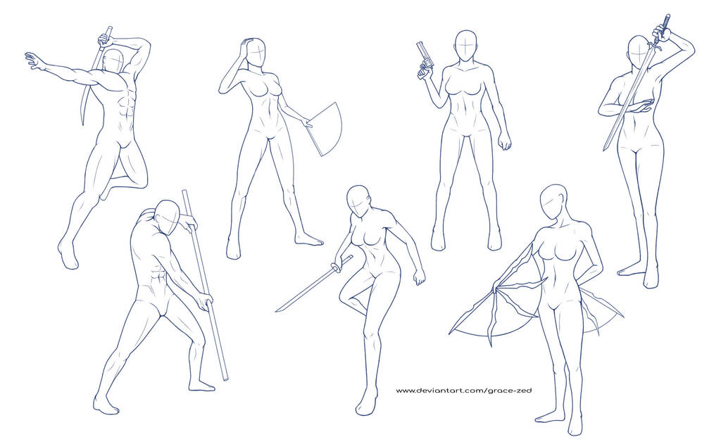 Pose Reference Sheet 2 by Grace-Zed on DeviantArt We realise the size of the files can be too big for your device to handle, especially.