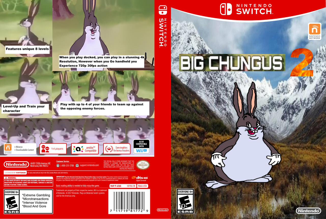 Big Chungus 2 switch Case Leaked Image By Abune On DeviantArt