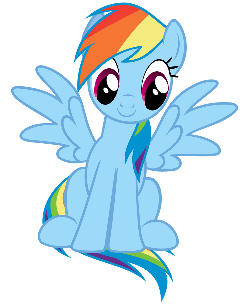 Rainbow Dash Vector - I see what you did there... by Anxet