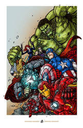 AVENGERS ASSEMBLE by TaylorGarrity