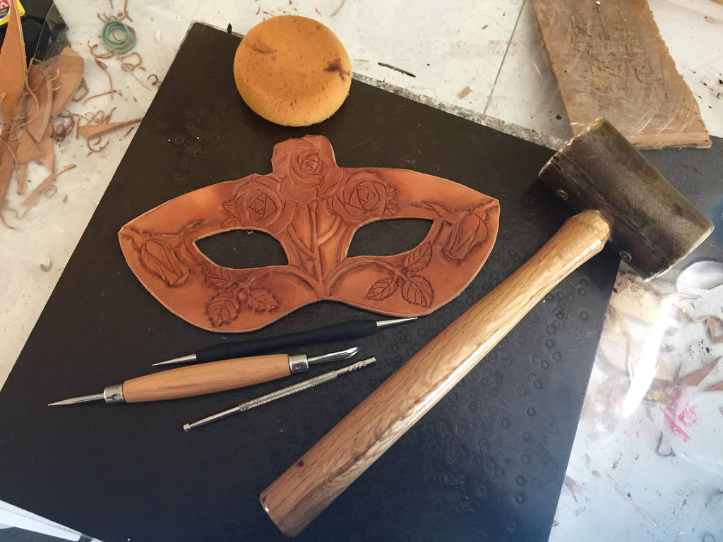 June's Birth Flower Mask WIP1 by Angelic-Artisan