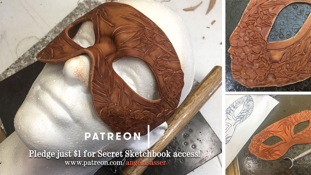October's Mask WIP1 by Angelic-Artisan