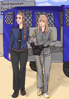 Vibecka arrives for work. by Marmotap