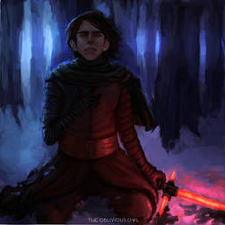Kylo Ren - The Force Awakens by TheObliviousOwl