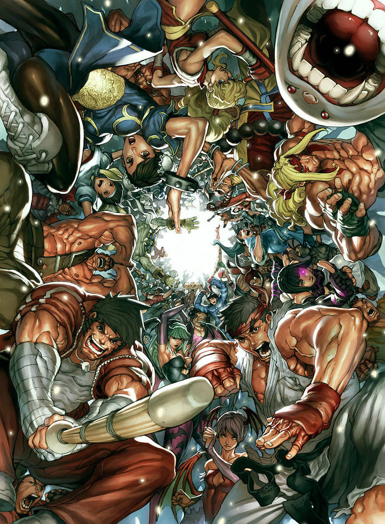 UDON's Art of Capcom 2 Cover by UdonMisc