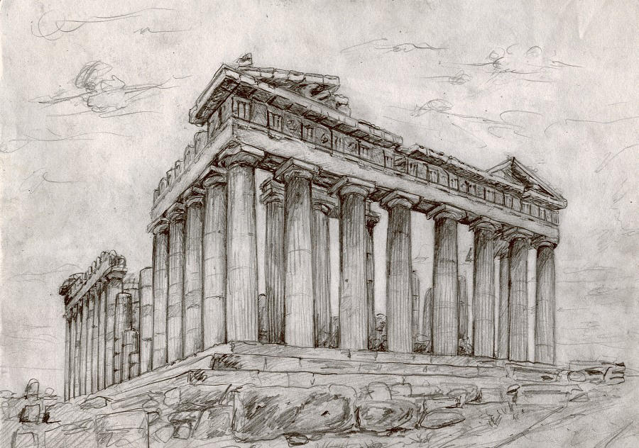 The Parthenon Temple by Adrian87 on DeviantArt