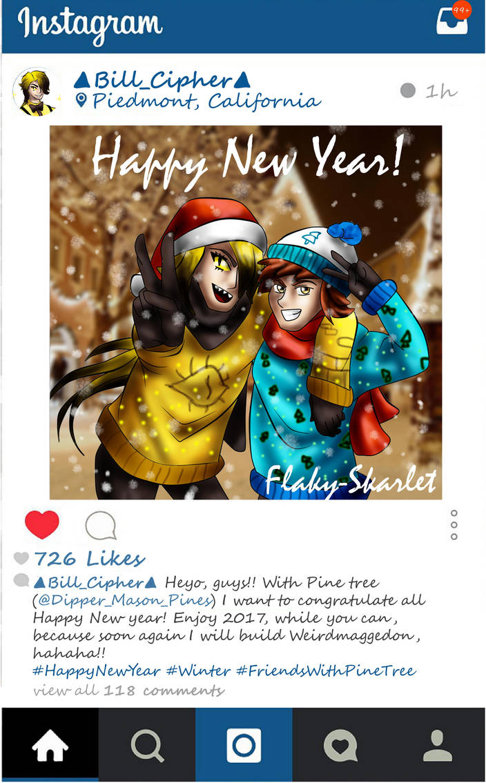 Instagram Post 4 Happy New Year By Flaky Skarlet On DeviantArt