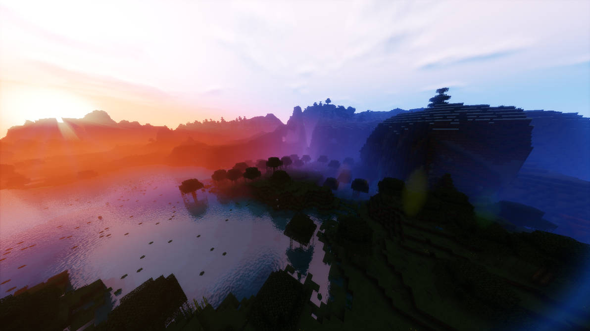 Minecraft Shaders Wallpaper By Acharluk On Deviantart