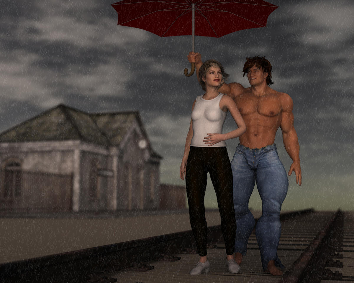 Under the Rain by MondoArt on DeviantArt