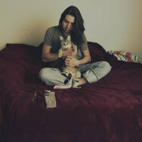 A Man and A Cat by Reilune