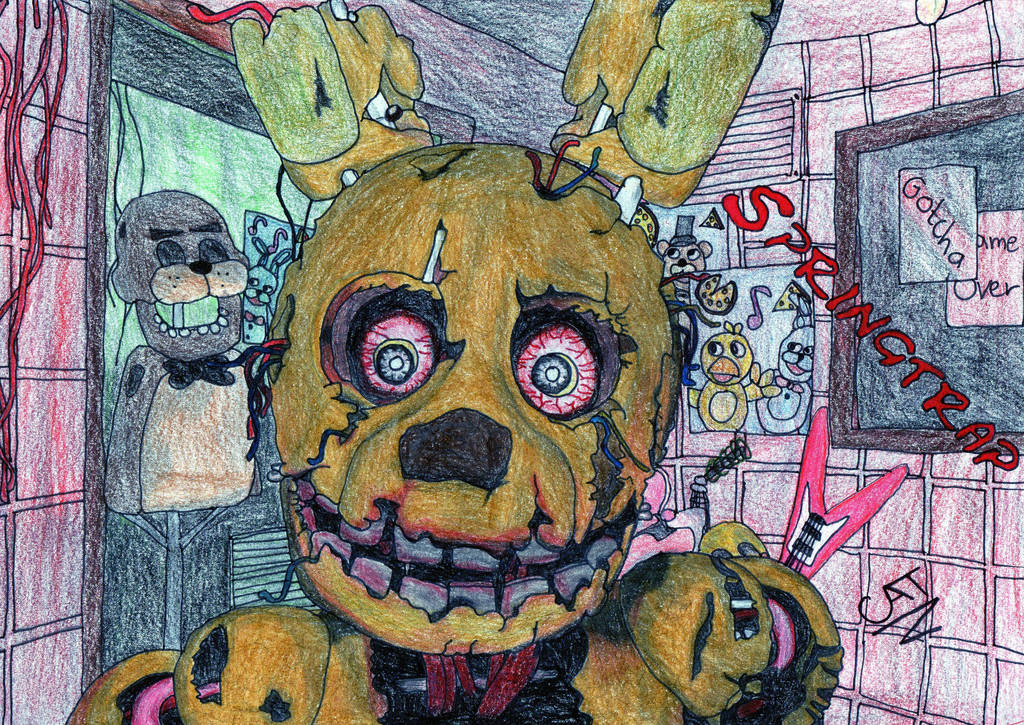 Five Nights at Freddys (Springtrap) by Cat-Nozomi on DeviantArt