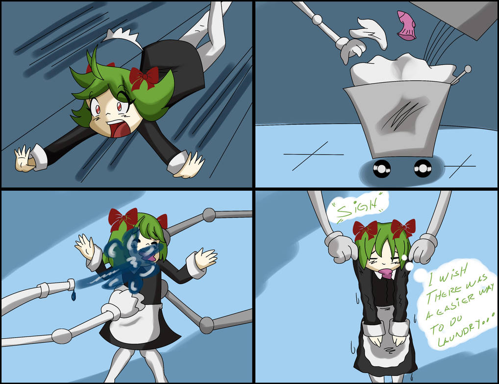 Washing clothes with clothes on by ReimonMasterII on DeviantArt