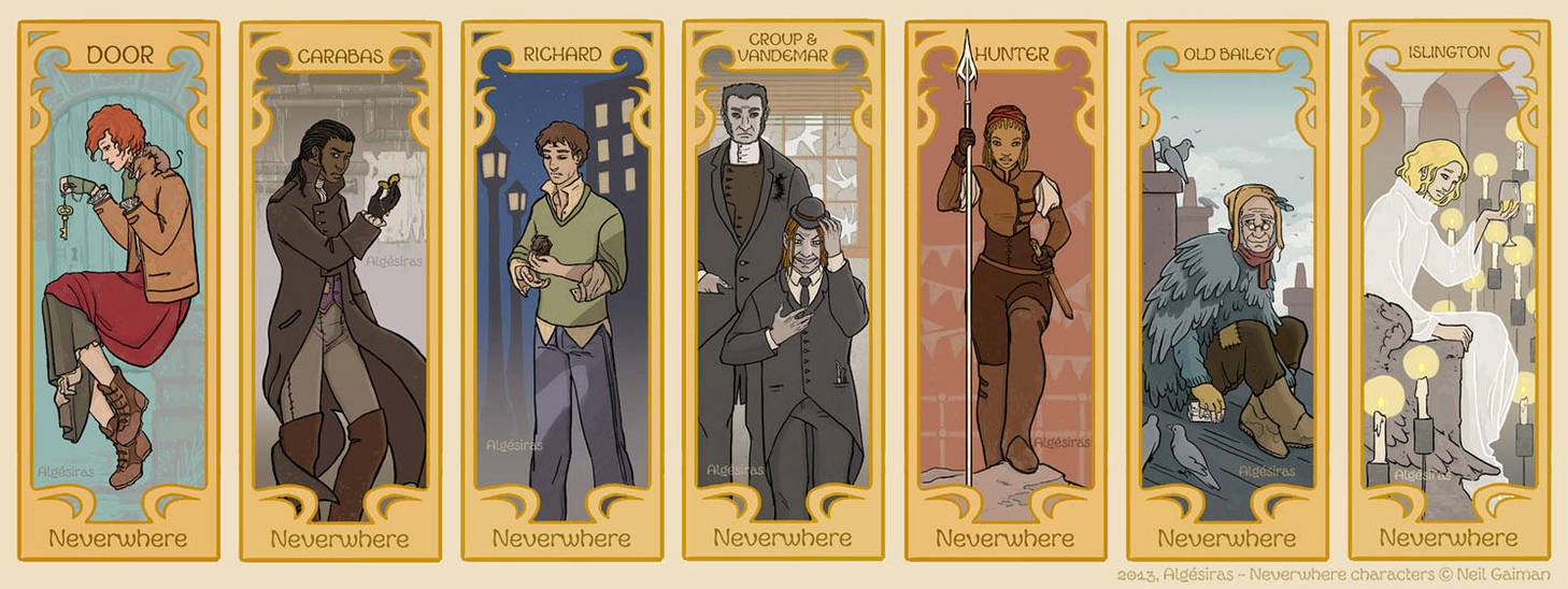 Neverwhere Characters by Algesiras