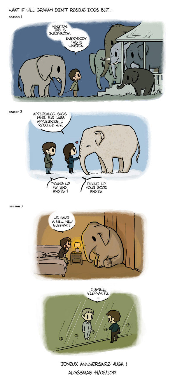 What if Will Graham didn't rescue dogs but... by Algesiras
