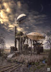 Post office on the distant land by vimark