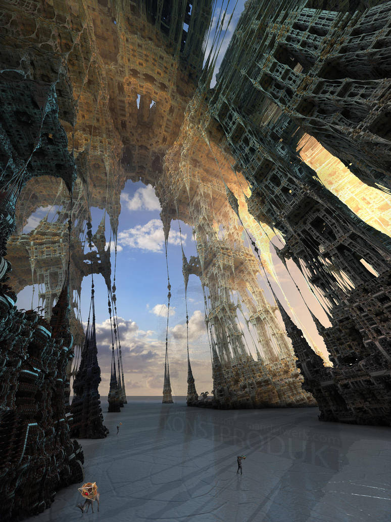 Basilica of Holographic Projections by MANDELWERK