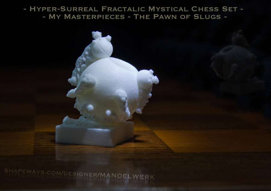 Surreal Chess Set - My Masterpieces - The Pawn by MANDELWERK Surreal Chess Set - My Masterpieces - The Pawn by MANDELWERK